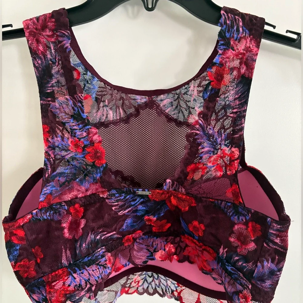 Victoria’s Secret PINK High Neck Lace Push-Up Underwire Bralette S DD NWT Y2K